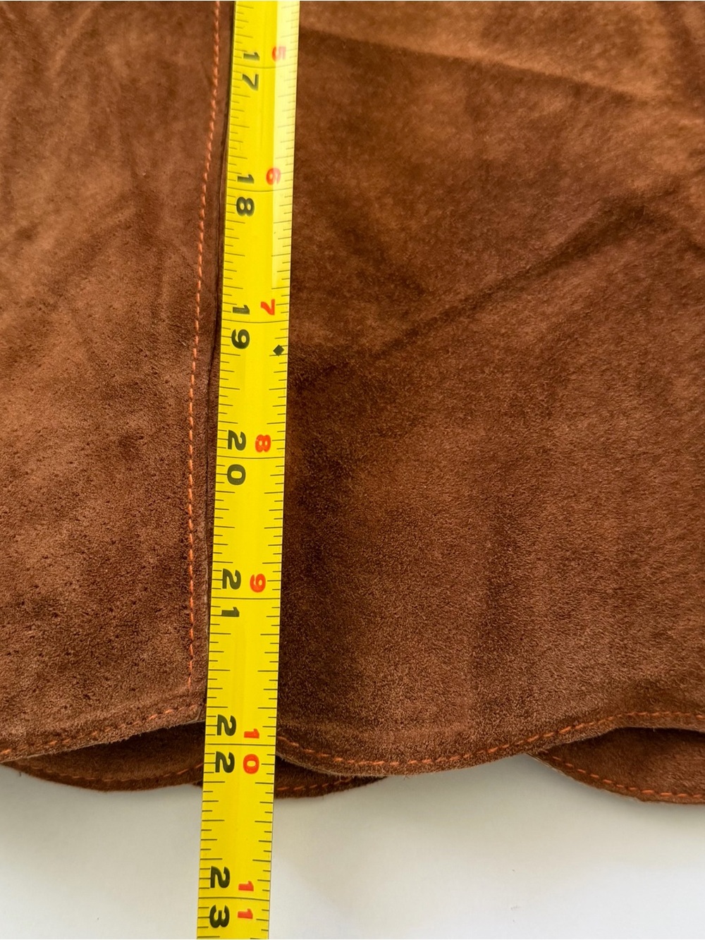 Vtg Y2K Wilson’s Brown Suede Western Jacket Lace Up Skirt Floral Lining Set L/8 - Picture 14 of 16